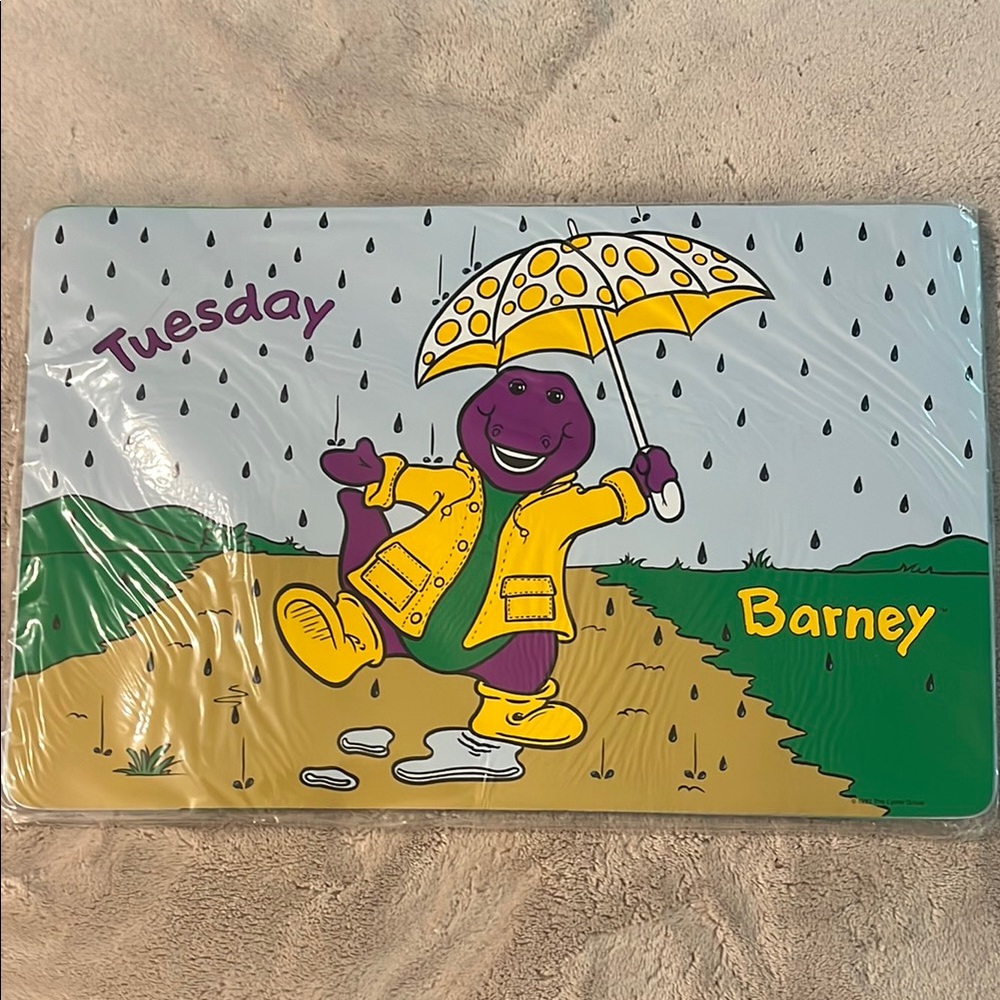 Barney Placemat Set of 7